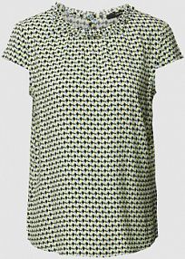 Bluzka we wzory na całej powierzchni Zero czarna damska EAN 1081581968