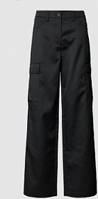 Spodnie cargo z kieszeniami cargo model DREWIE Noisy May czarne damskie EAN 27023604