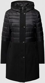Płaszcz pikowany z kapturem Gil Bret czarny damski EAN 94066144