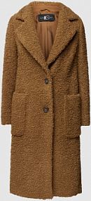 Płaszcz wełniany z imitacji futerka LUISA CERANO damski EAN 488921 3524