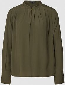 Bluzka z dodatkiem jedwabiu LUISA CERANO oliwkowa damska EAN 288412 2179