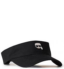 Daszek KARL LAGERFELD czarny