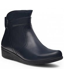 Botki na obcasie Go Soft granatowe