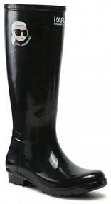 Kalosze KARL LAGERFELD czarne damskie