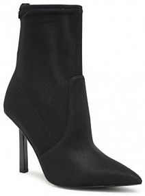 Botki na obcasie Guess czarne