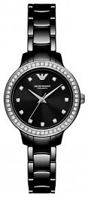 Zegarek Emporio Armani czarny damski