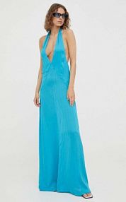 Sukienka maxi Herskind  turkusowa 4809953