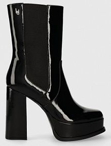 Botki na obcasie Liu Jo  czarne SF3161EX00422