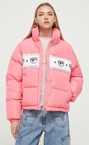 Kurtka puchowa Chiara Ferragni  różowa damska 75CBU480