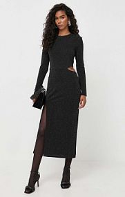 Sukienka maxi Karl Lagerfeld  czarna 236W1357