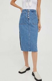 Spódnica midi Levi's  granatowa A6082.0000