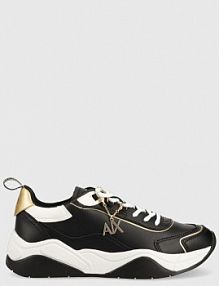 Sneakersy Armani Exchange  czarne damskie XDX104.XV580.