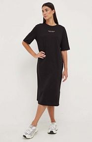 Sukienka maxi Armani Exchange  czarna 8NYACF.YJG3Z