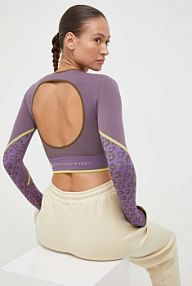 Longsleeve adidas by stella mccartney  fioletowy damski HY1127