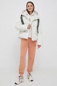 Kurtka puchowa Calvin Klein Jeans  beżowa damska J20J221901