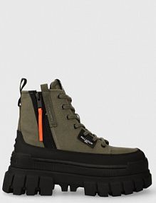 Botki Palladium  zielone damskie 98860.325.M