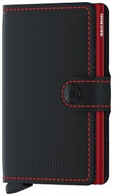 Portfel Secrid  czarny damski MM.Black.Red