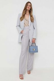 Spodnie eleganckie PATRIZIA PEPE  szare damskie 8P0554.A273