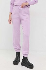 Spodnie dresowe PATRIZIA PEPE  fioletowe damskie 8P0499.K087