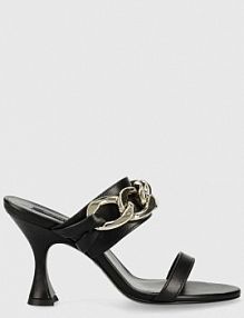 Klapki eleganckie PATRIZIA PEPE  czarne 8X0051.L011.K