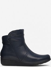 Botki na obcasie Go Soft granatowe WI16-JANE ZULA-02