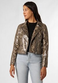 Kurtka  Kobiety Sztuczna skóra wielokolorowa/beżowa/szara wzorzysty XS Noisy May damska