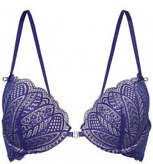 Biustonosz   pushup   z wypełnieniem niebieski Lascana