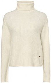 Sweter  z dodatkiem alpaki Kobiety biały jednolity XS MOS MOSH damski