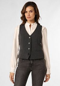 Kamizelka  Kobiety Sztuczne włókno szara marmurkowy 38 IPURI damska