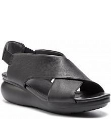 Sandały na obcasie Camper czarne