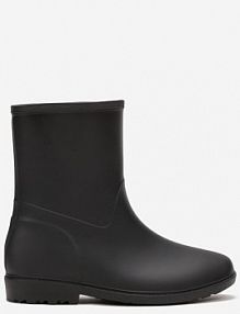 Czarne Gumowe kalosze do Łydki Pirena Renee damskie