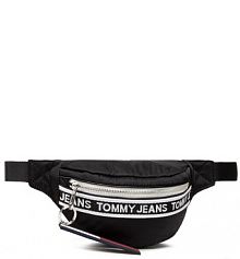 Saszetka nerka Tommy Jeans czarna damska 