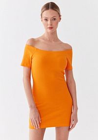 Sukienka letnia Noisy May pomarańczowa 