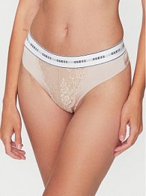 Stringi Guess beżowe 