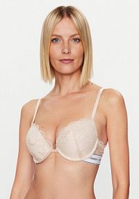 Biustonosz Guess fioletowy Z fiszbiną