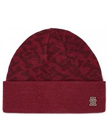 Czapka zimowa Tommy Hilfiger czerwona damska 