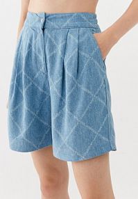 Szorty jeansowe KARL LAGERFELD niebieskie 