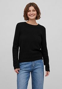 Sweter Vila czarny damski 