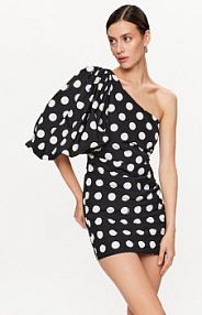 Sukienka koktajlowa PINKO czarna 