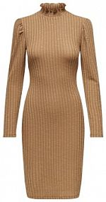 Sukienka dzianinowa JDY brązowa 