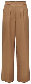 Spodnie eleganckie JDY brązowe damskie Materiałowe