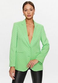 Żakiet KARL LAGERFELD zielony Marynarka