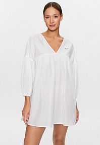 Sukienka letnia KARL LAGERFELD biała 