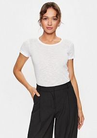 T-shirt Sisley biały damski 