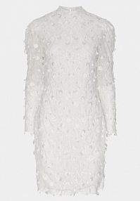 Sukienka koktajlowa YAS biała 