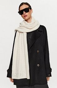 Komin Guess beżowy damski Szal