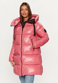 Kurtka puchowa Save The Duck różowa damska Płaszcz zimowy