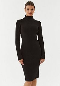Sukienka dzianinowa Silvian Heach czarna 