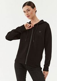 Bluza z kapturem Guess czarna damska 