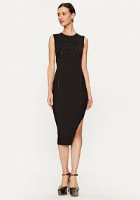 Sukienka koktajlowa PINKO czarna 